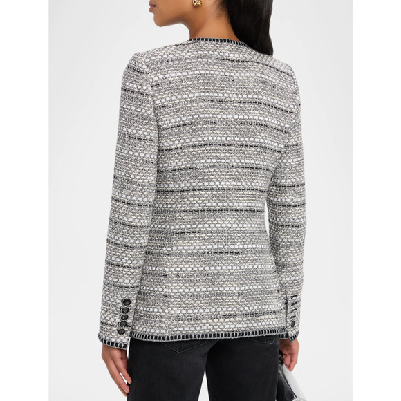 Veronica Beard Alessia Tailored Tweed Jacket 10 - Picture 3 of 12